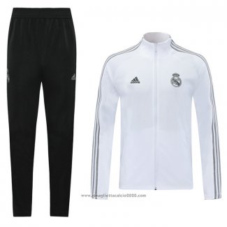 Tuta da Track Giacca Real Madrid 2020 2021 Bianco