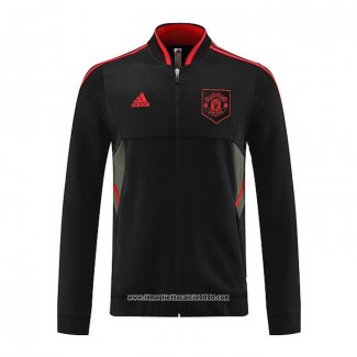 Giacca Manchester United 2022 2023 Nero e Rosso