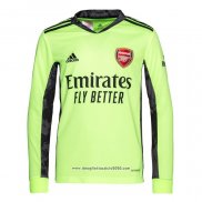 Maglia Arsenal Portiere Manica Lunga 2020 2021 Verde