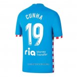 Maglia Atletico Madrid Giocatore Cunha Terza 2021 2022