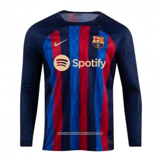 Maglia FC Barcellona Home Manica Lunga 2022 2023