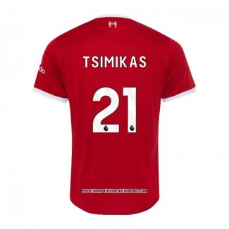 Maglia Liverpool Giocatore Tsimikas Home 2023 2024