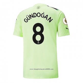 Maglia Manchester City Giocatore Gundogan Terza 2022 2023