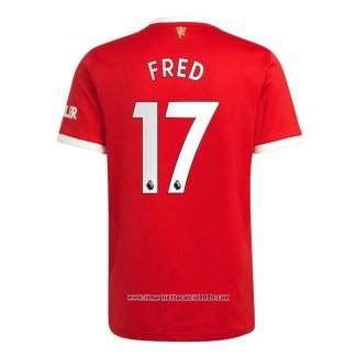 Maglia Manchester United Giocatore Fred Home 2021 2022