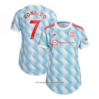 Maglia Manchester United Giocatore Ronaldo Away Donna 2021 2022