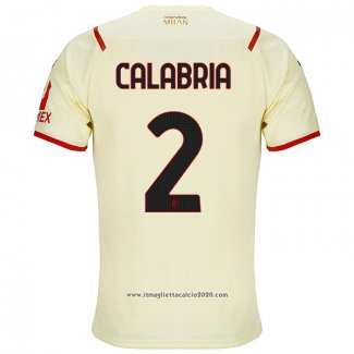 Maglia Milan Giocatore Calabria Away 2021 2022