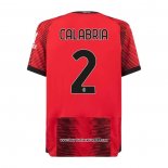 Maglia Milan Giocatore Calabria Home 2023 2024