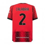 Maglia Milan Giocatore Calabria Home 2023 2024