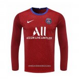 Maglia Paris Saint-Germain Portiere Manica Lunga 2020 2021 Rosso