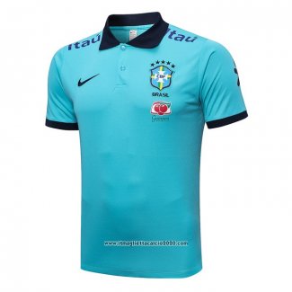 Maglia Polo Brasile 2022 2023 Blu