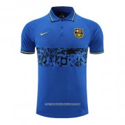 Maglia Polo FC Barcellona 2022 2023 Blu