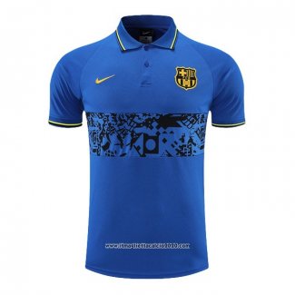 Maglia Polo FC Barcellona 2022 2023 Blu