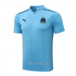 Maglia Polo Olympique Marsiglia 2021 2022 Blu