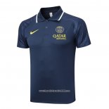 Maglia Polo Paris Saint-Germain 2023 2024 Blu