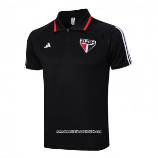 Maglia Polo Sao Paulo 2023 2024 Nero