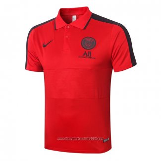 Maglia Polo Paris Saint-Germain 2020 2021 Rosso