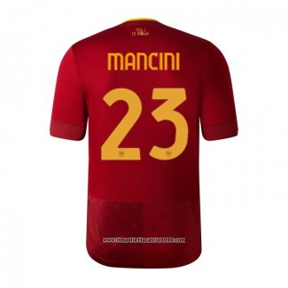 Maglia Roma Giocatore Mancini Home 2022 2023