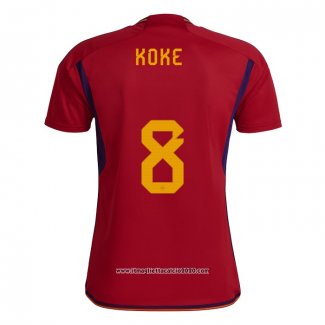 Maglia Spagna Giocatore Koke Home 2022