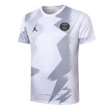 Maglia Allenamento Paris Saint-Germain Jordan 2020 2021 Bianco