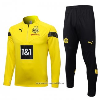 Tuta da Track Felpa Borussia Dortmund 2022 2023 Giallo