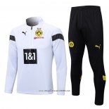 Tuta da Track Felpa Borussia Dortmund 2022 2023 Bianco