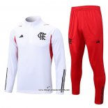 Tuta da Track Felpa Flamengo Bambino 2023 2024 Bianco