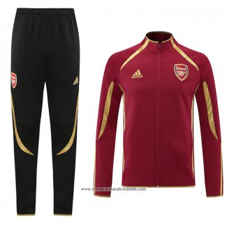 Tuta da Track Giacca Arsenal Teamgeist 2021 2022 Rosso