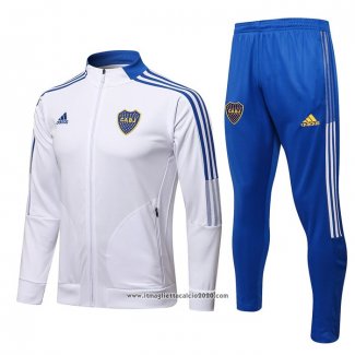 Tuta da Track Giacca Boca Juniors 2021 2022 Bianco