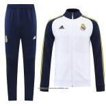 Tuta da Track Giacca Real Madrid 2022 2023 Bianco e Blu