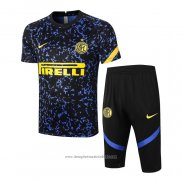 Tuta da Track Inter Manica Corta 2020 2021 Blu