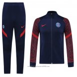 Tuta da Track Giacca Paris Saint-Germain 2020 2021 Blu e Rosso