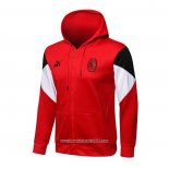 Giacca con Capucha Milan 2021 2022 Rosso