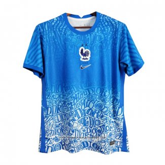 Maglia Allenamento Francia 2022 Blu