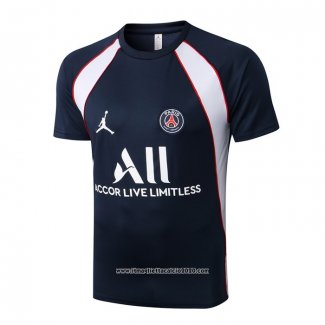 Maglia Allenamento Paris Saint-Germain Jordan 2022 2023 Blu