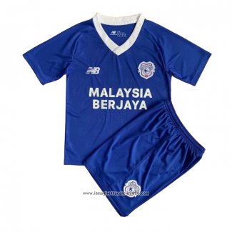 Maglia Cardiff City Home Bambino 2022 2023