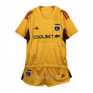 Maglia Colo-Colo Portiere Bambino 2023 Giallo