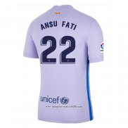 Maglia FC Barcellona Giocatore Ansu Fati Away 2021 2022