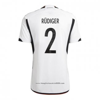 Maglia Germania Giocatore Rudiger Home 2022