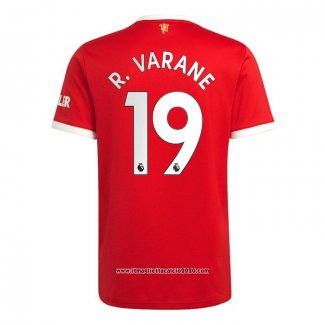 Maglia Manchester United Giocatore R.Varane Home 2021 2022