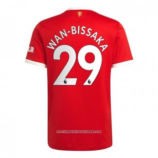 Maglia Manchester United Giocatore Wan-bissaka Home 2021 2022