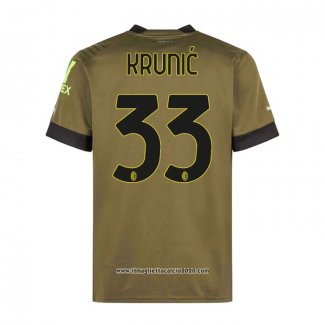 Maglia Milan Giocatore Krunic Terza 2022 2023