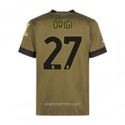 Maglia Milan Giocatore Origi Terza 2022 2023