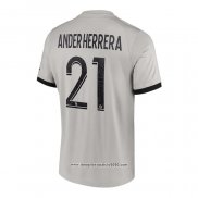 Maglia Paris Saint-Germain Giocatore Ander Herrera Away 2022 2023
