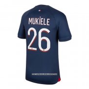 Maglia Paris Saint-Germain Giocatore Mukiele Home 2023 2024