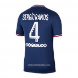 Maglia Paris Saint-Germain Giocatore Sergio Ramos Home 2021 2022