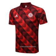 Maglia Polo Bayern Monaco 2022 2023 Rosso