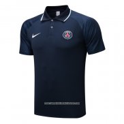 Maglia Polo Paris Saint-Germain 2022 2023 Blu Marino