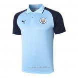 Maglia Polo Manchester City 2020 2021 Blu