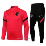 Tuta da Track Felpa Atletico Madrid 2021 2022 Rosso