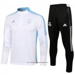 Tuta da Track Felpa Real Madrid 2021 2022 Bianco